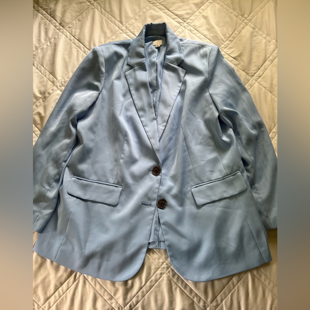 a new day Blue Sport Coat Modern Cut Blazer